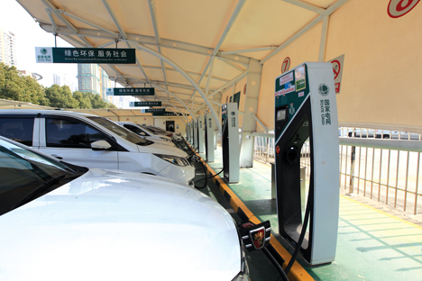 常熟充電站項目均由宏宇公司完成土建、安裝與運維